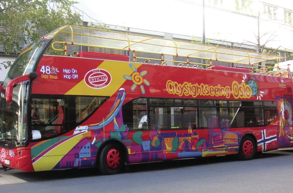Hop-On Hop-Off bus in Oslo for Norway tours