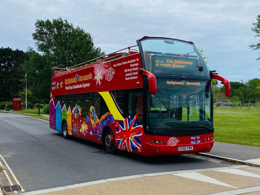 City Sightseeing hop-on hop-off bus tour of Bournemouth