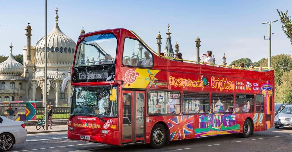 City Sightseeing hop-on hop-off bus tour of Brighton