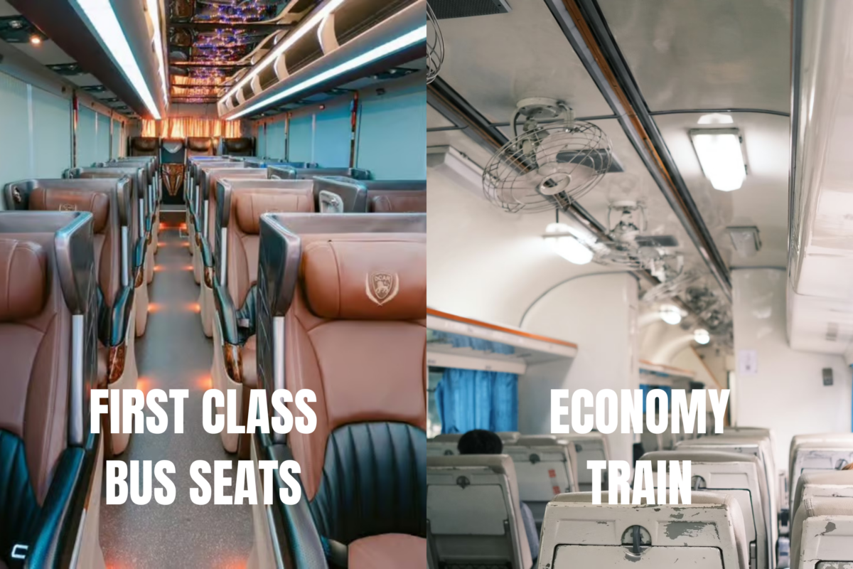 First Class Bus Seats vs Economy Train: Ultimate Seating Showdown