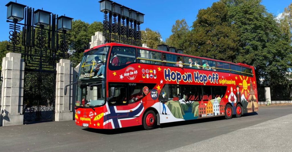 Hop on hop off bus in Norway 