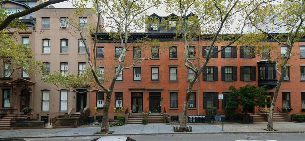 Houses at Brooklyn Heights NYC