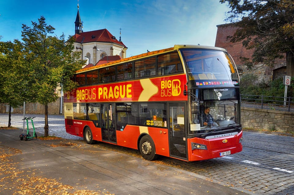 Big Bus hop-on hop-off bus tour of Prague