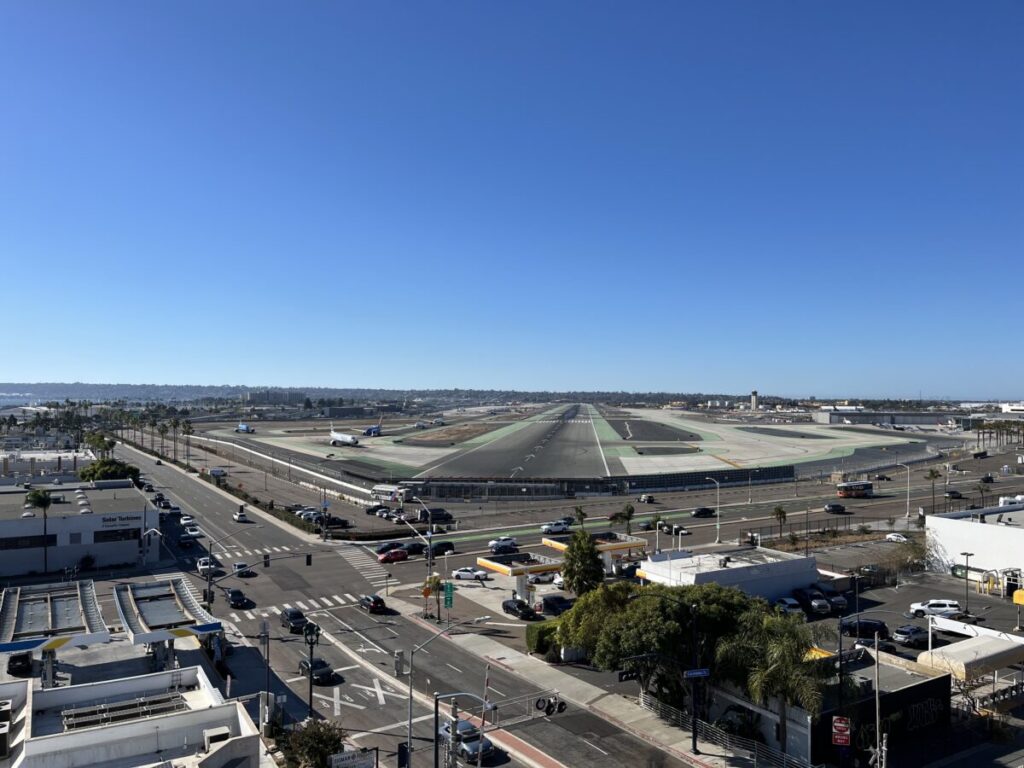 San Diego International Airport from afar